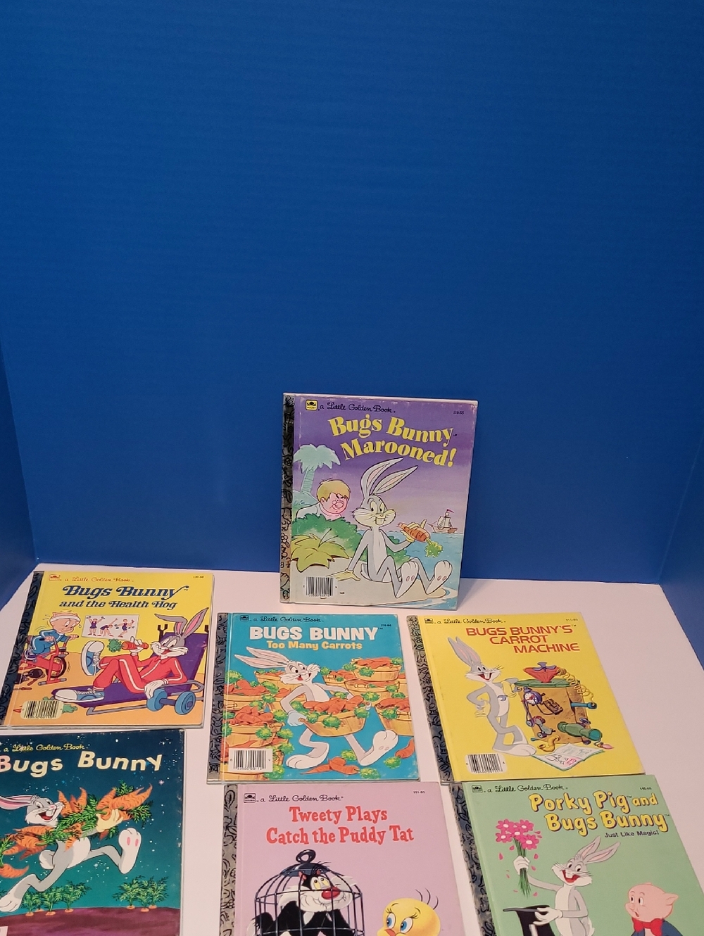 1949 -1970's - 1980's Golden Books Set Of 7 Vintage Kids Books
